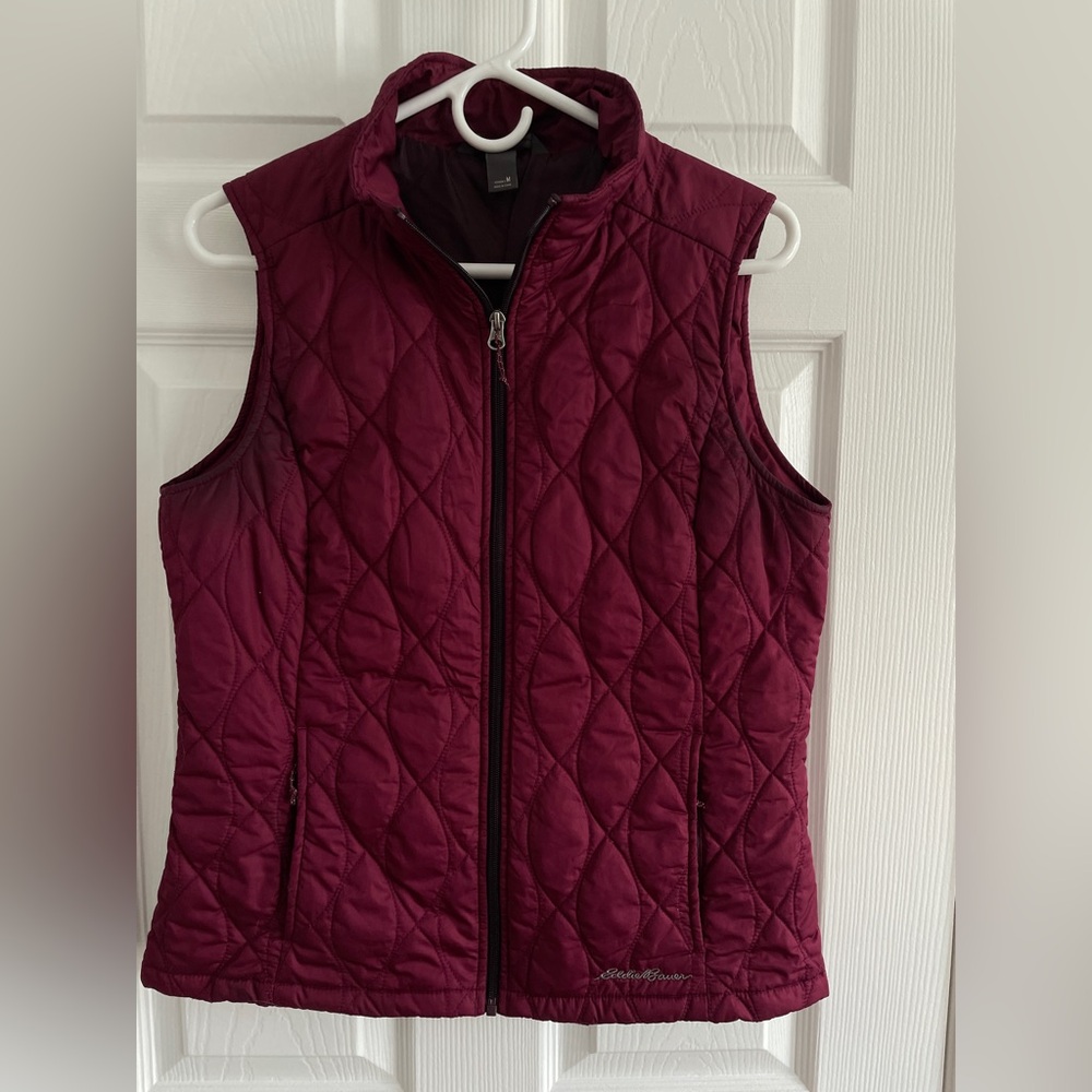 Eddie Bauer Purple Light Weight Puff Vest